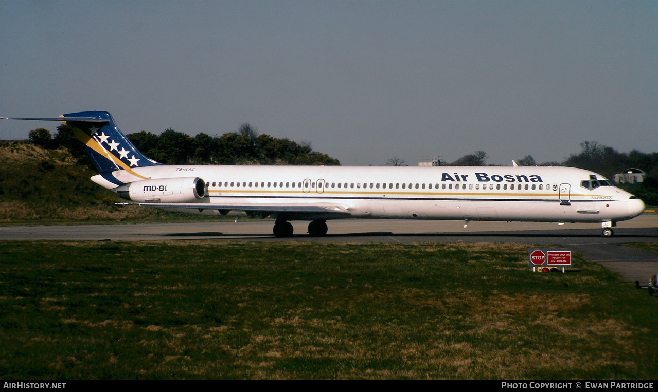 Aircraft Photo of T9-AAC | McDonnell Douglas MD-81 (DC-9-81) | Air Bosna | AirHistory.net #510435