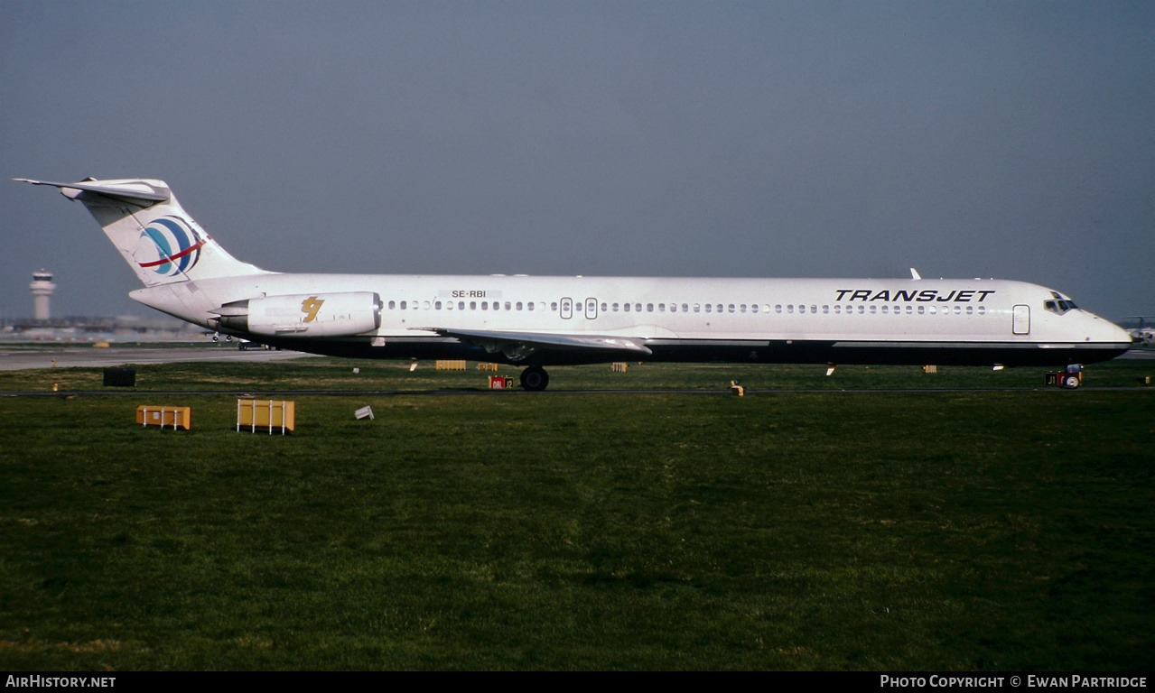 Aircraft Photo of SE-RBI | McDonnell Douglas MD-83 (DC-9-83) | Transjet Airways | AirHistory.net #510439