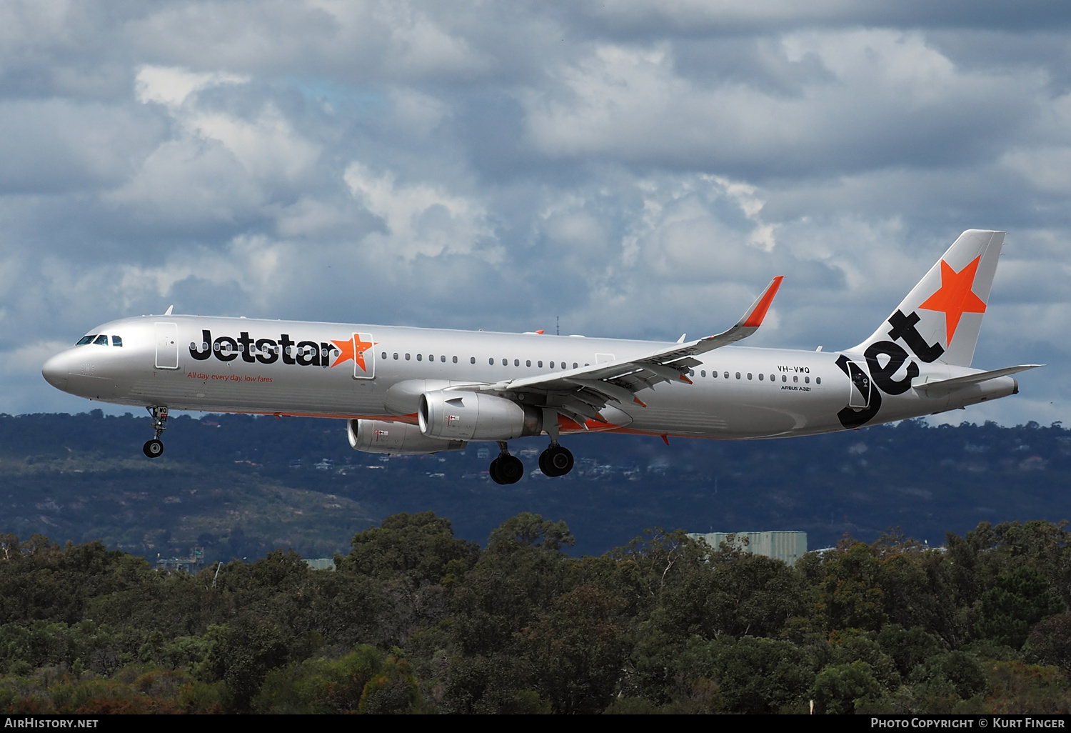 Aircraft Photo of VH-VWQ | Airbus A321-231 | Jetstar Airways | AirHistory.net #510442