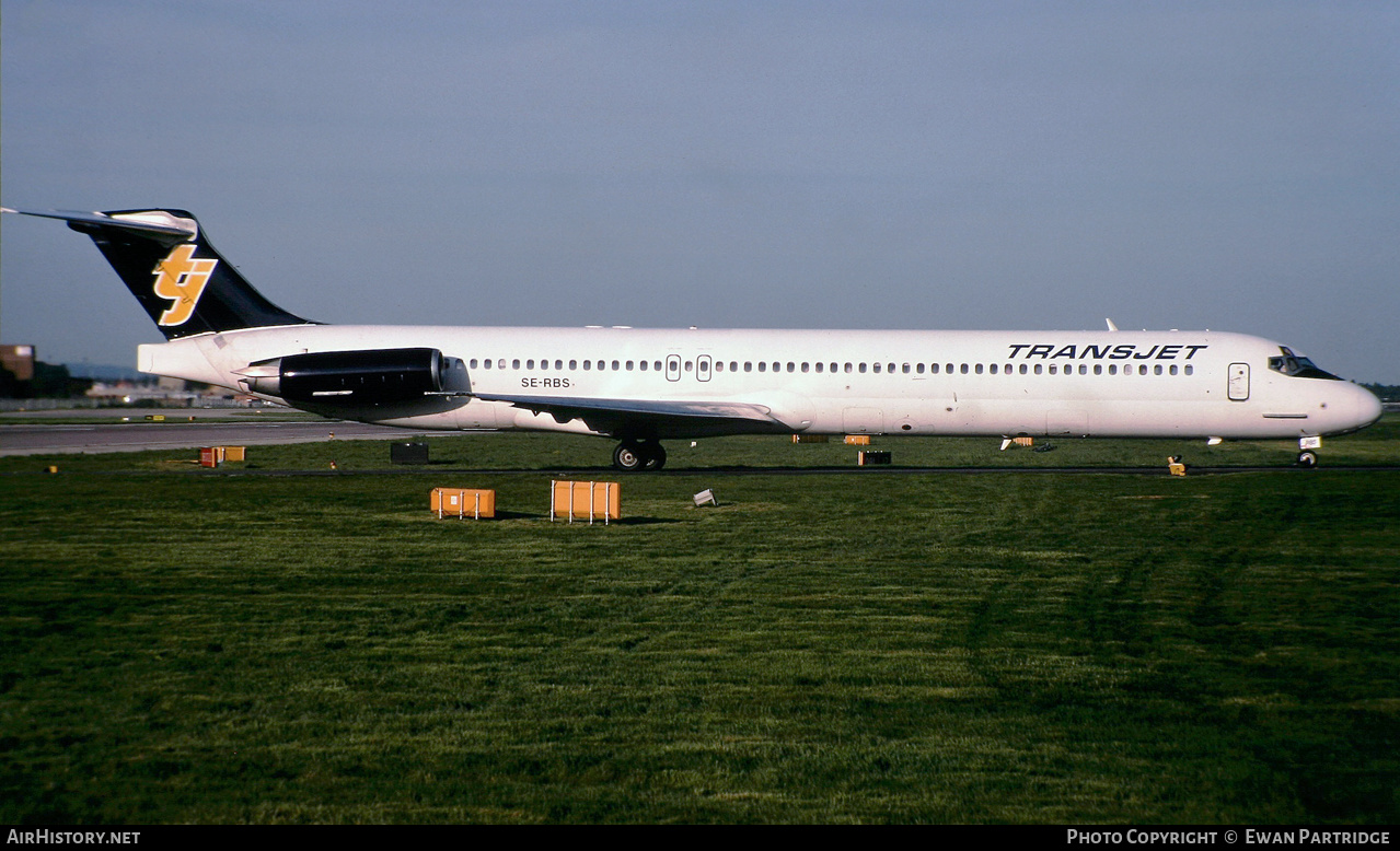 Aircraft Photo of SE-RBS | McDonnell Douglas MD-83 (DC-9-83) | Transjet Airways | AirHistory.net #510449