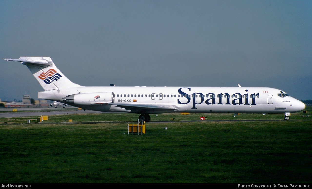 Aircraft Photo of EC-GKG | McDonnell Douglas MD-87 (DC-9-87) | Spanair | AirHistory.net #510450