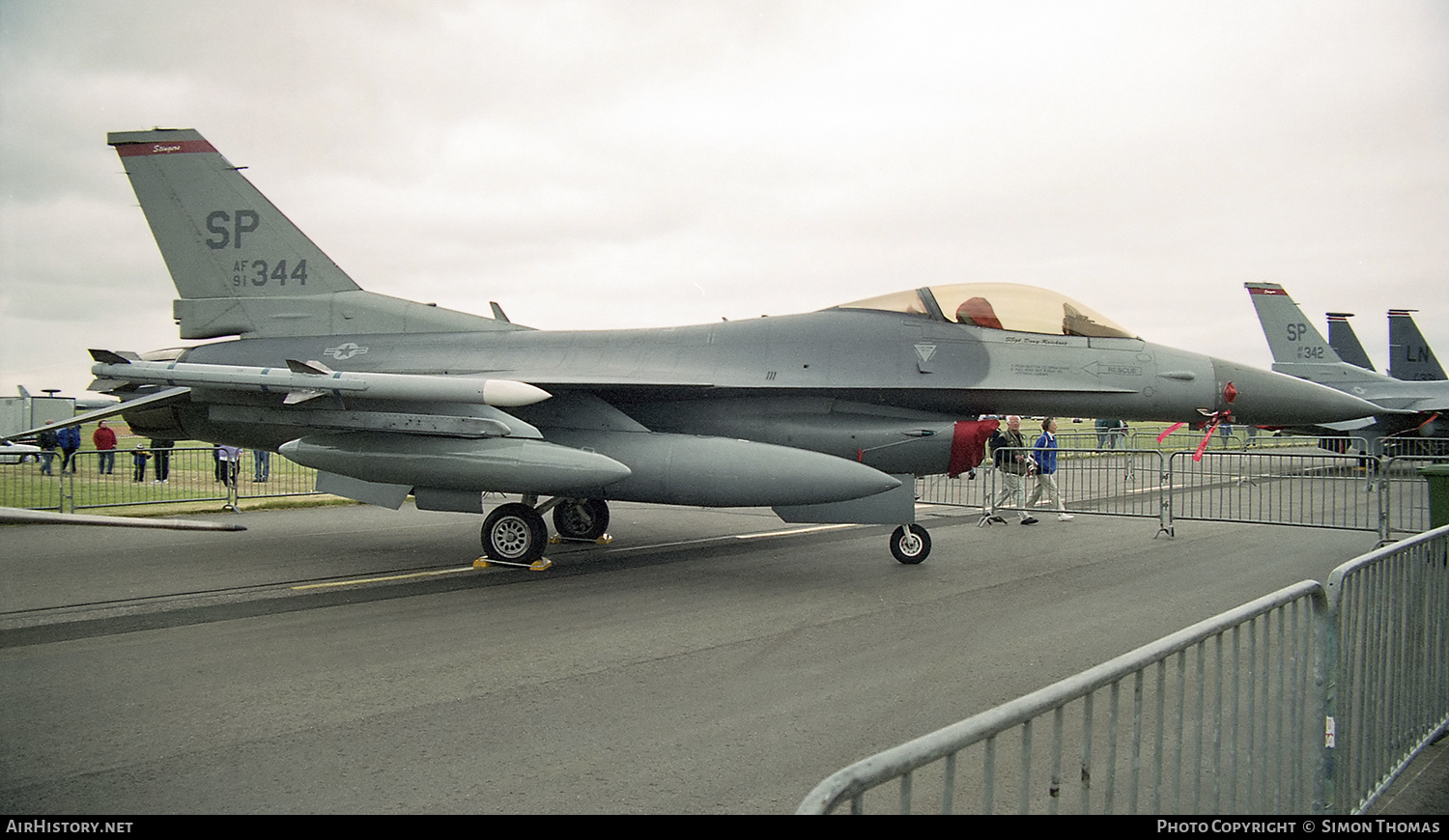 Aircraft Photo of 91-0344 / AF91-344 | Lockheed F-16CJ Fighting Falcon | USA - Air Force | AirHistory.net #510452