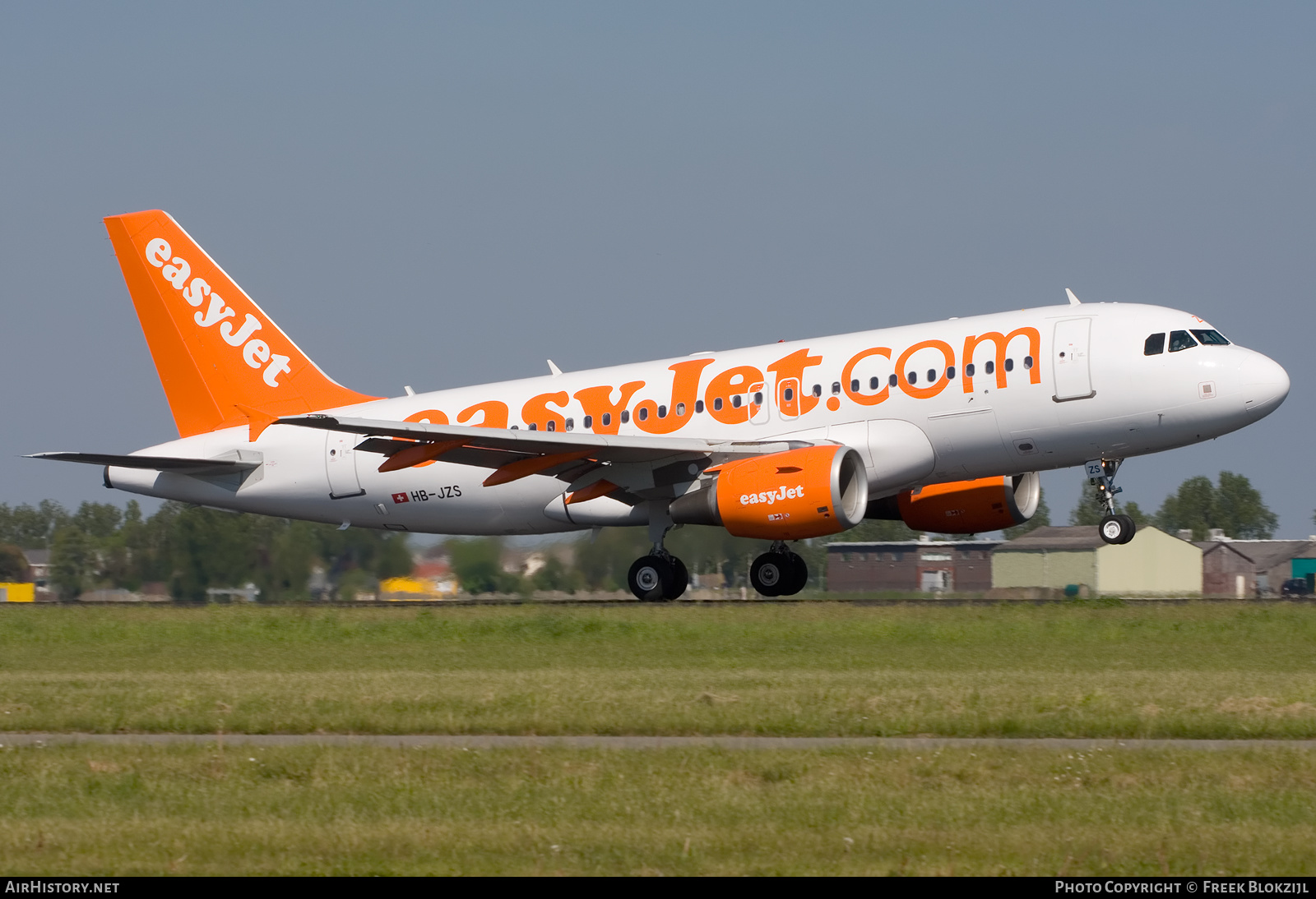 Aircraft Photo of HB-JZS | Airbus A319-111 | EasyJet | AirHistory.net #510470