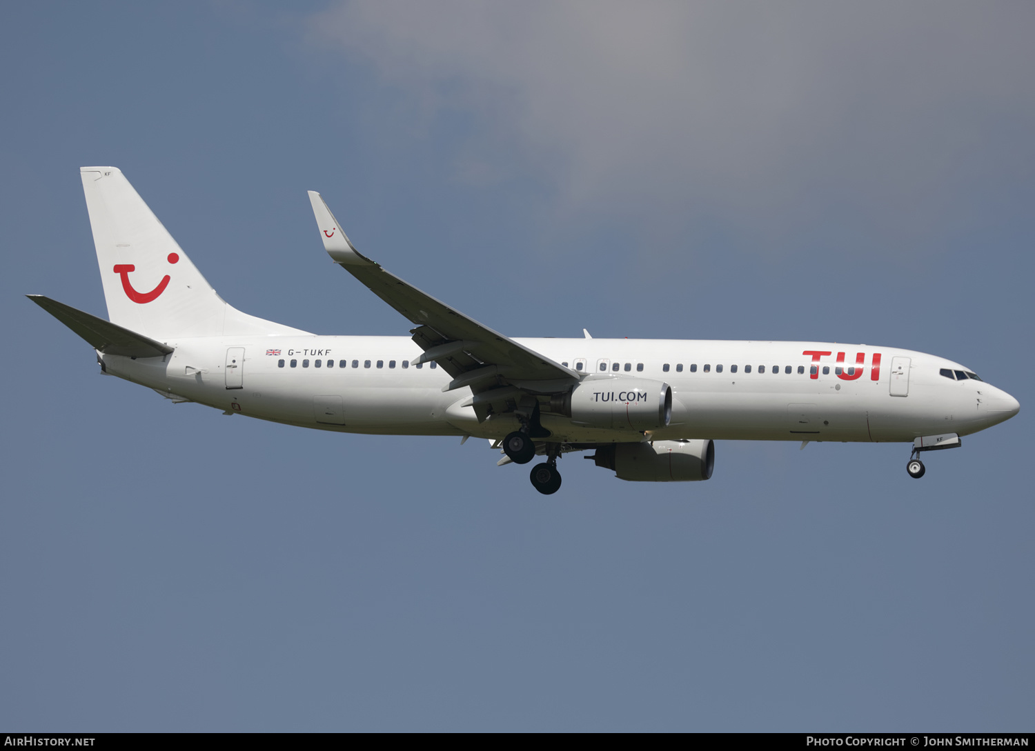 Aircraft Photo of G-TUKF | Boeing 737-8AS | TUI | AirHistory.net #510473