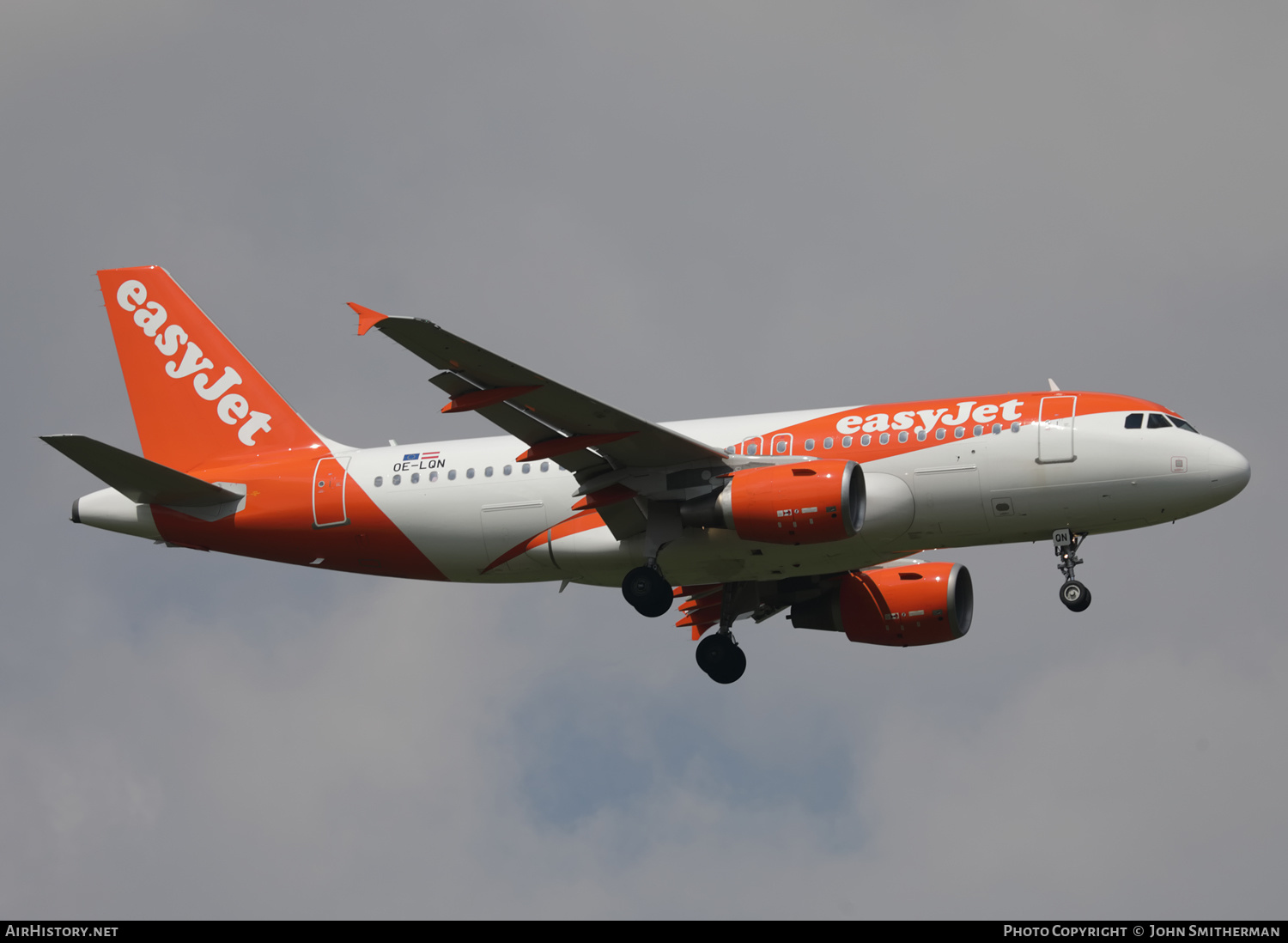 Aircraft Photo of OE-LQN | Airbus A319-111 | EasyJet | AirHistory.net #510484