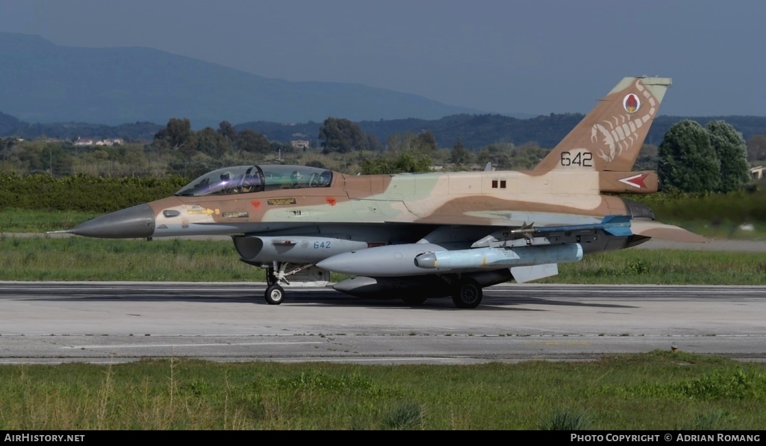 Aircraft Photo of 642 | General Dynamics F-16D Barak | Israel - Air Force | AirHistory.net #510486