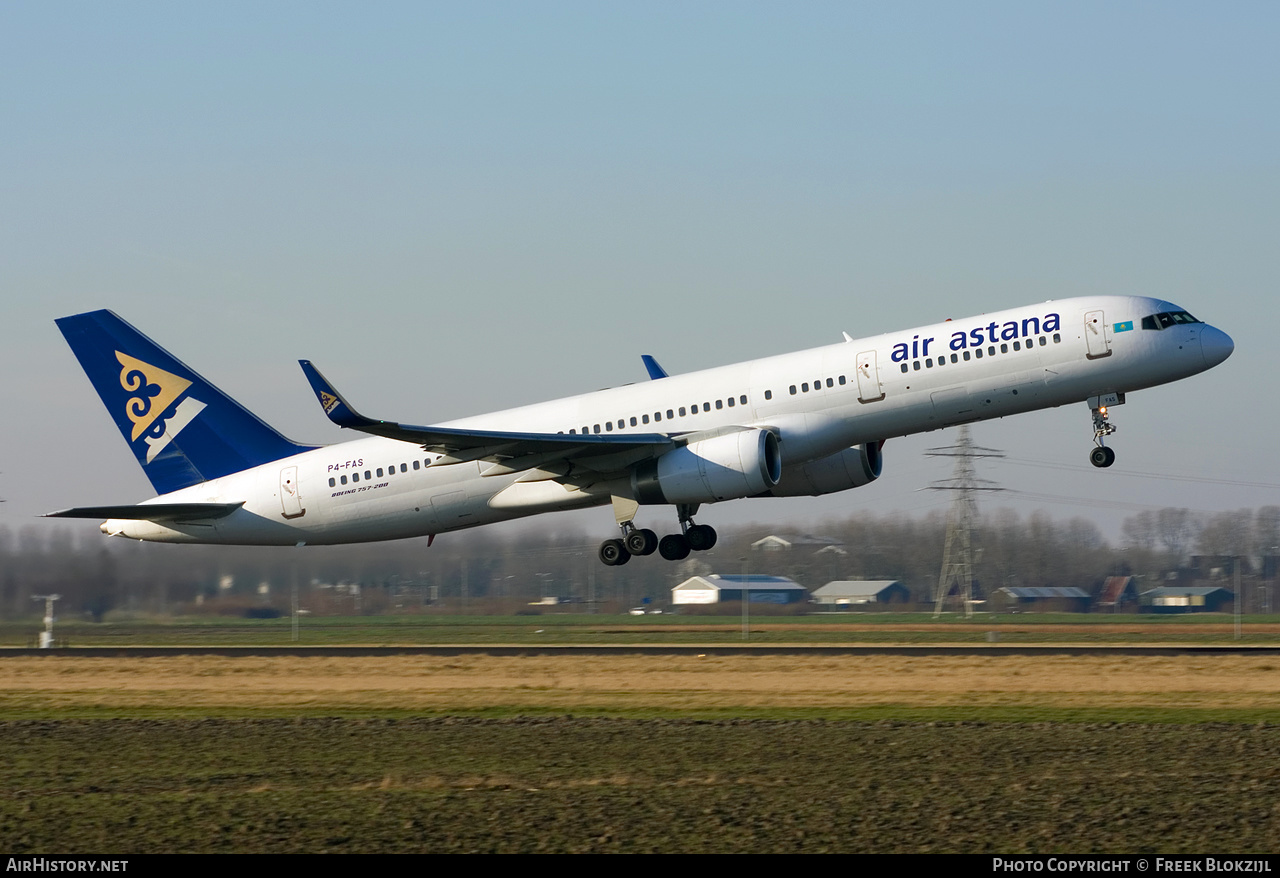 Aircraft Photo of P4-FAS | Boeing 757-2G5 | Air Astana | AirHistory.net #510493