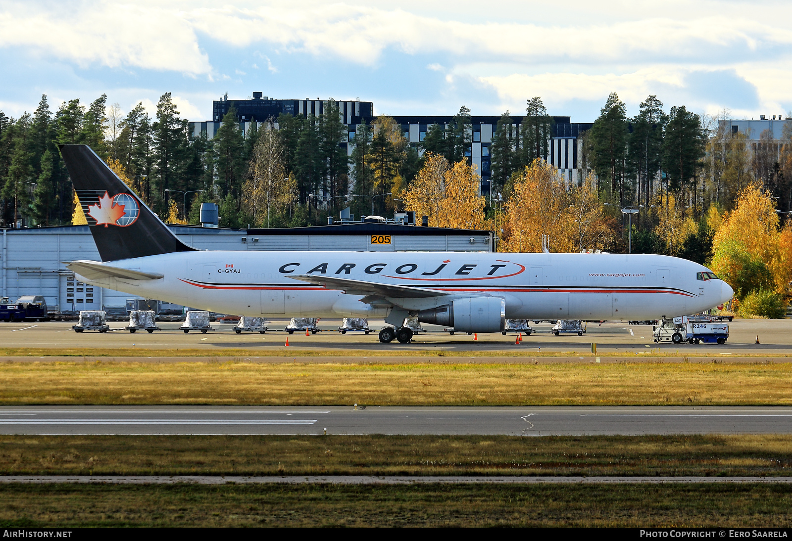 Aircraft Photo of C-GYAJ | Boeing 767-35E/ER(BCF) | Cargojet | AirHistory.net #510494
