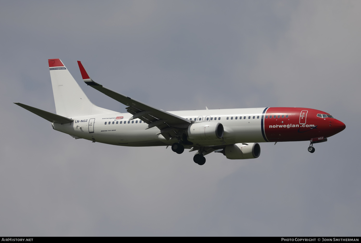 Aircraft Photo of LN-NGZ | Boeing 737-8JP | Norwegian | AirHistory.net #510510