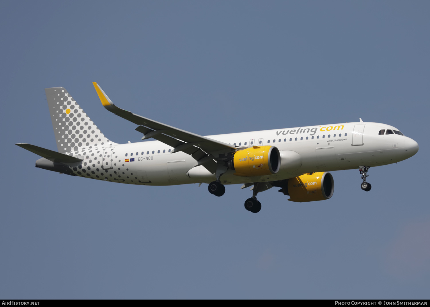 Aircraft Photo of EC-NCU | Airbus A320-271N | Vueling Airlines | AirHistory.net #510513