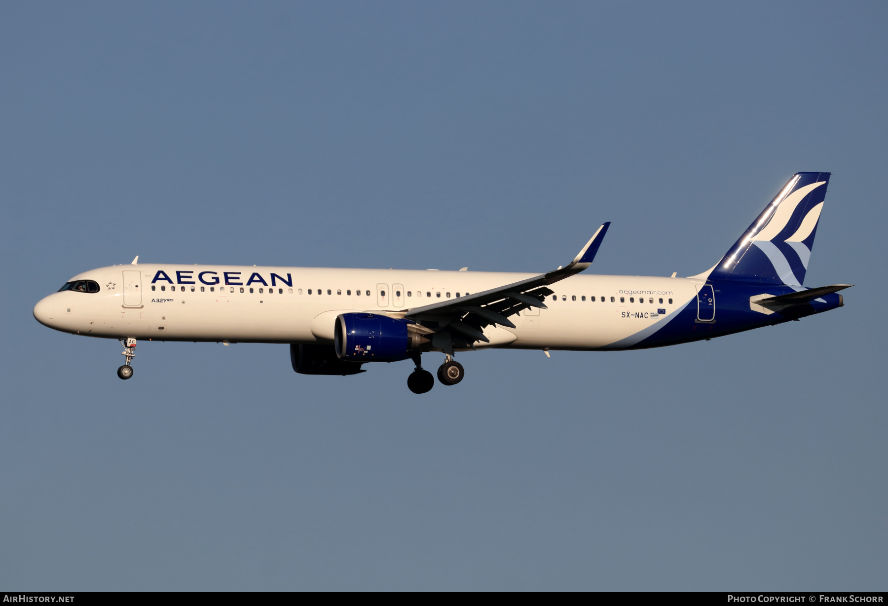 Aircraft Photo of SX-NAC | Airbus A321-271N | Aegean Airlines | AirHistory.net #510525