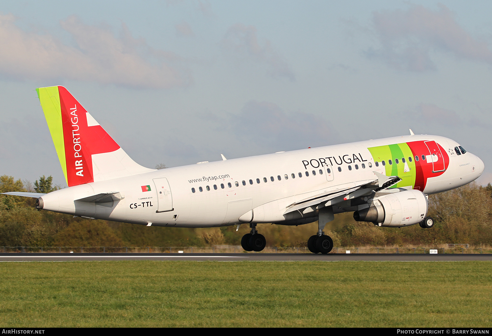Aircraft Photo of CS-TTL | Airbus A319-111 | TAP Air Portugal | AirHistory.net #510526