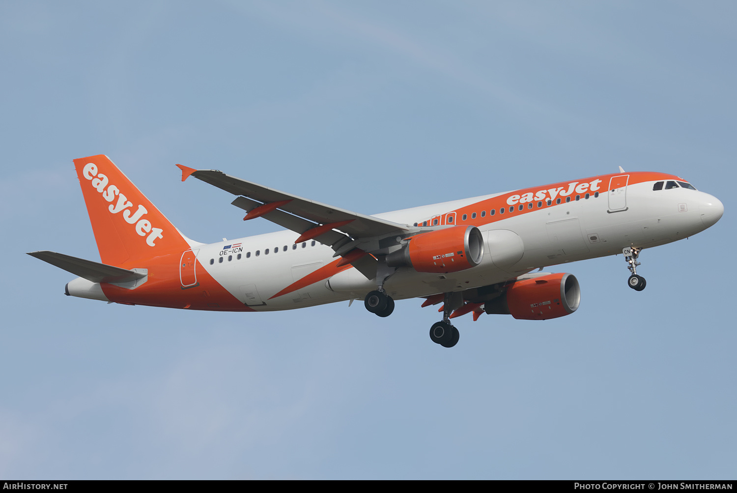 Aircraft Photo of OE-ICN | Airbus A320-214 | EasyJet | AirHistory.net #510533