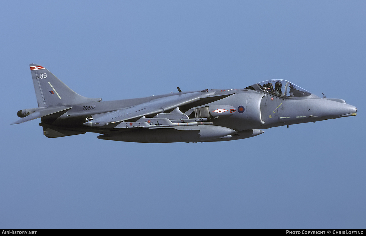 Aircraft Photo of ZG857 | British Aerospace Harrier GR7 | UK - Air Force | AirHistory.net #510536
