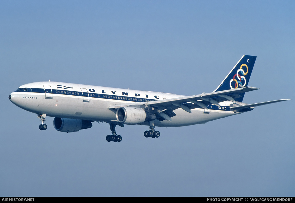 Aircraft Photo of SX-BEC | Airbus A300B4-103 | Olympic | AirHistory.net #510559