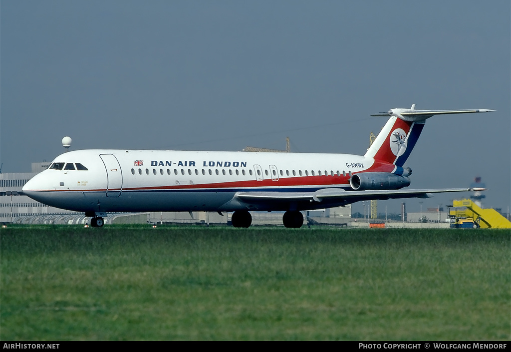 Aircraft Photo of G-AWWX | BAC 111-509EW One-Eleven | Dan-Air London | AirHistory.net #510566