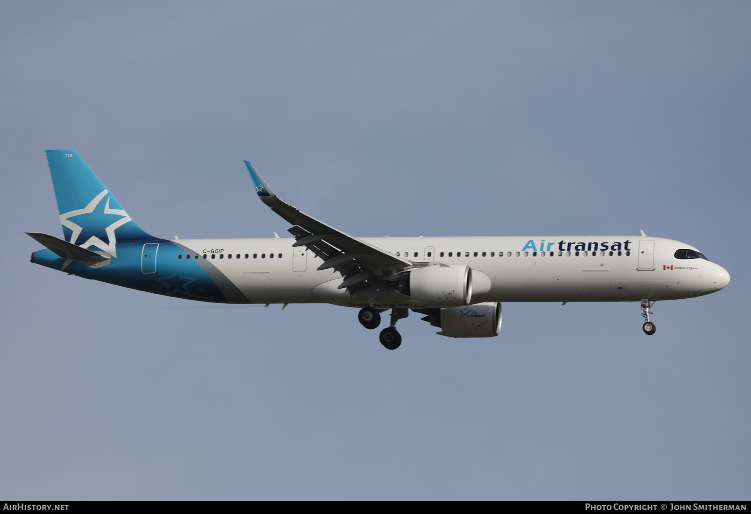 Aircraft Photo of C-GOIP | Airbus A321-271NX | Air Transat | AirHistory.net #510569
