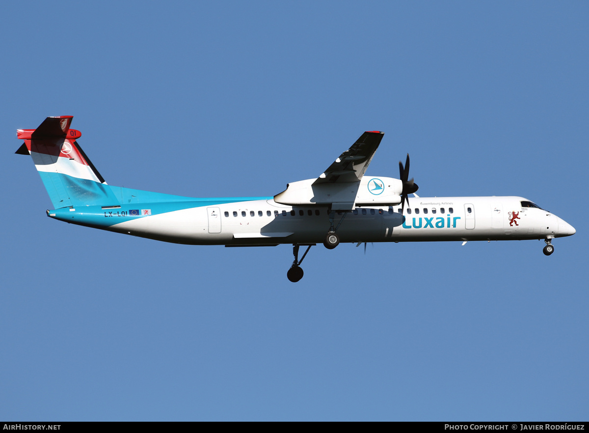 Aircraft Photo of LX-LQI | Bombardier DHC-8-402 Dash 8 | Luxair | AirHistory.net #510577