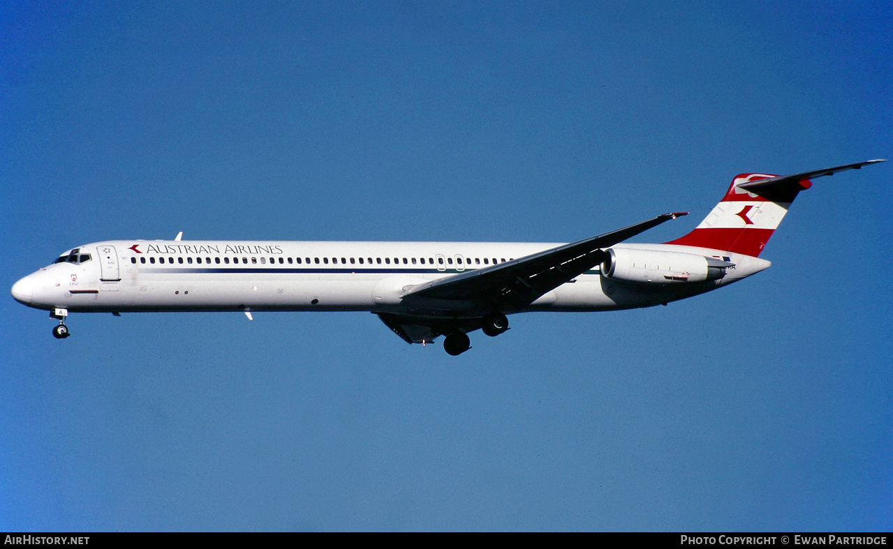 Aircraft Photo of OE-LMA | McDonnell Douglas MD-81 (DC-9-81) | Austrian Airlines | AirHistory.net #510586