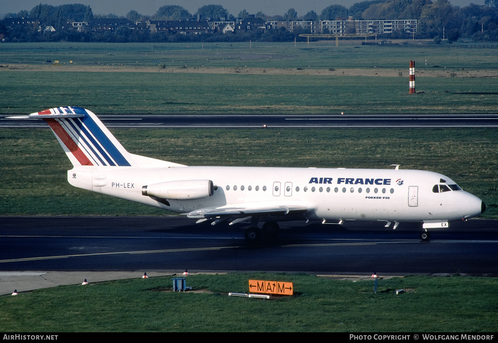 Aircraft Photo of PH-LEX | Fokker F28-4000 Fellowship | Air France | AirHistory.net #510588