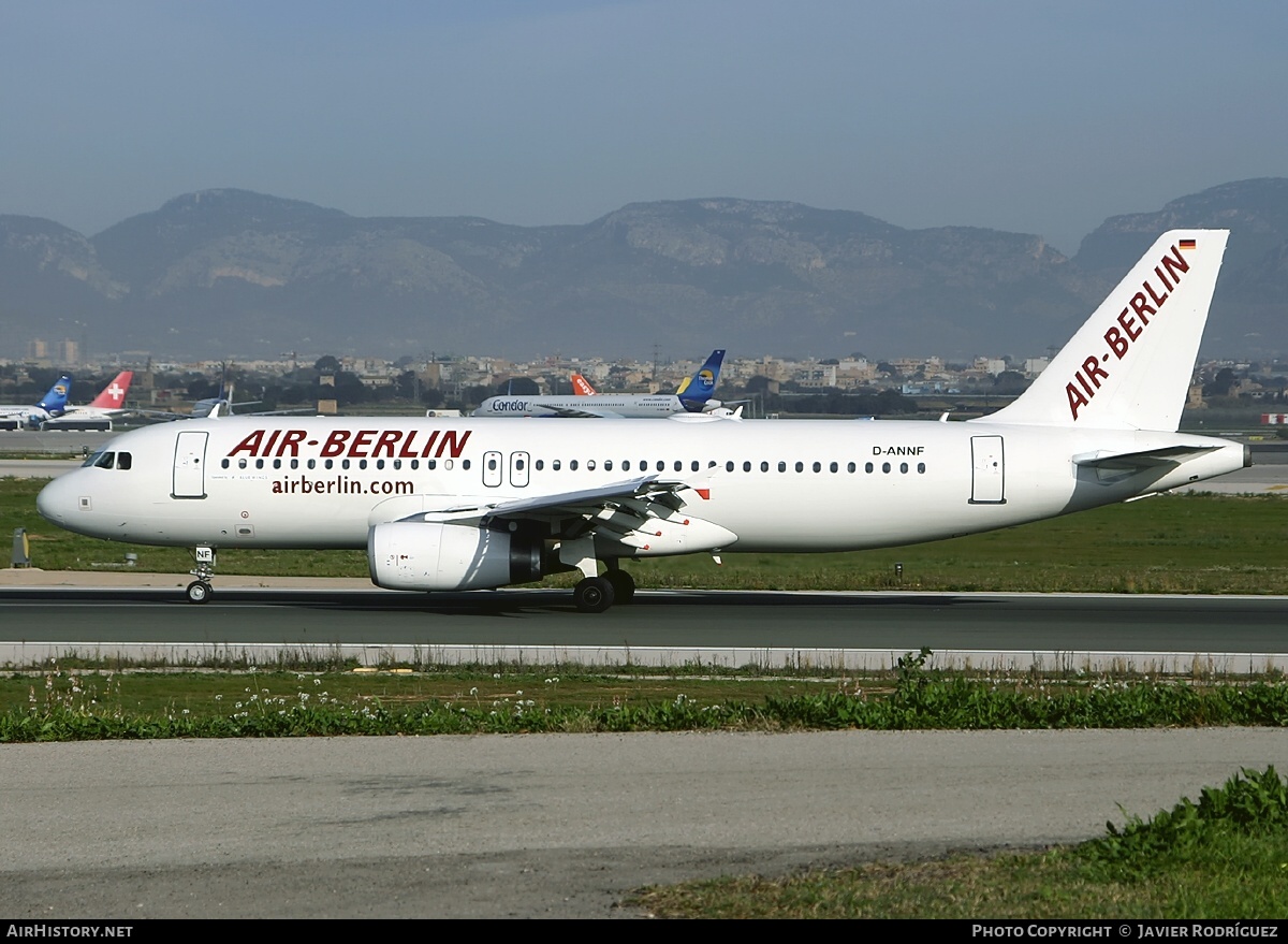 Aircraft Photo of D-ANNF | Airbus A320-232 | Air Berlin | AirHistory.net #510602