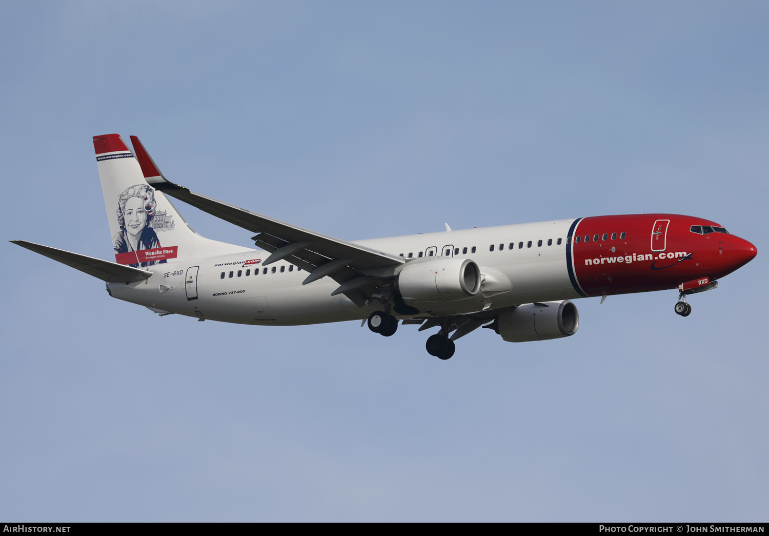 Aircraft Photo of SE-RXD | Boeing 737-86N | Norwegian | AirHistory.net #510603