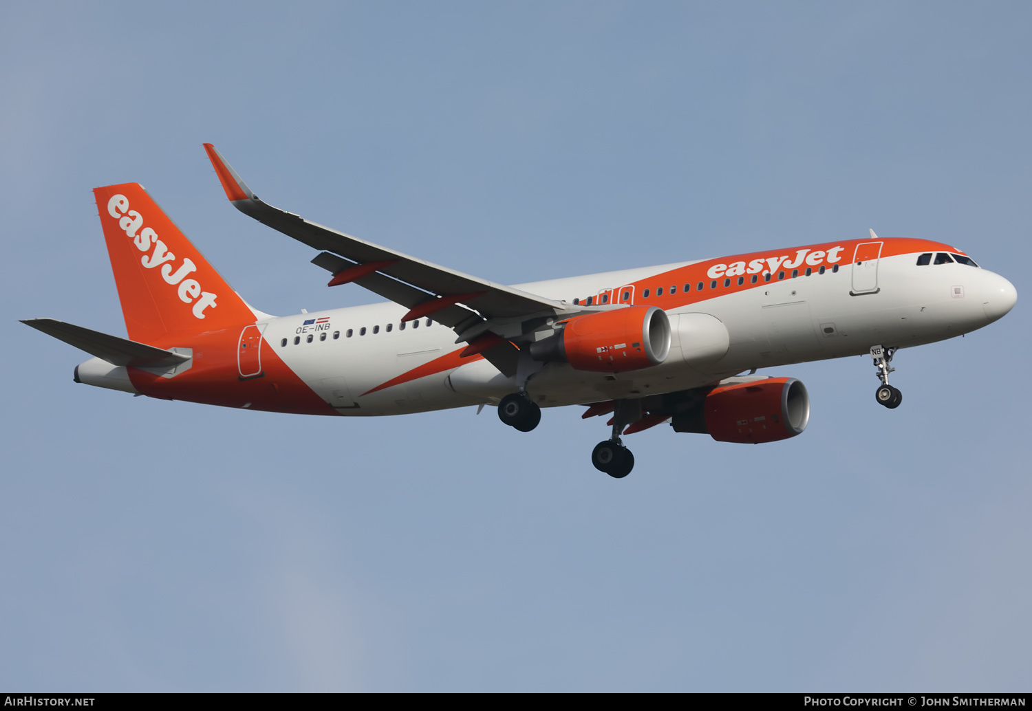 Aircraft Photo of OE-INB | Airbus A320-214 | EasyJet | AirHistory.net #510615