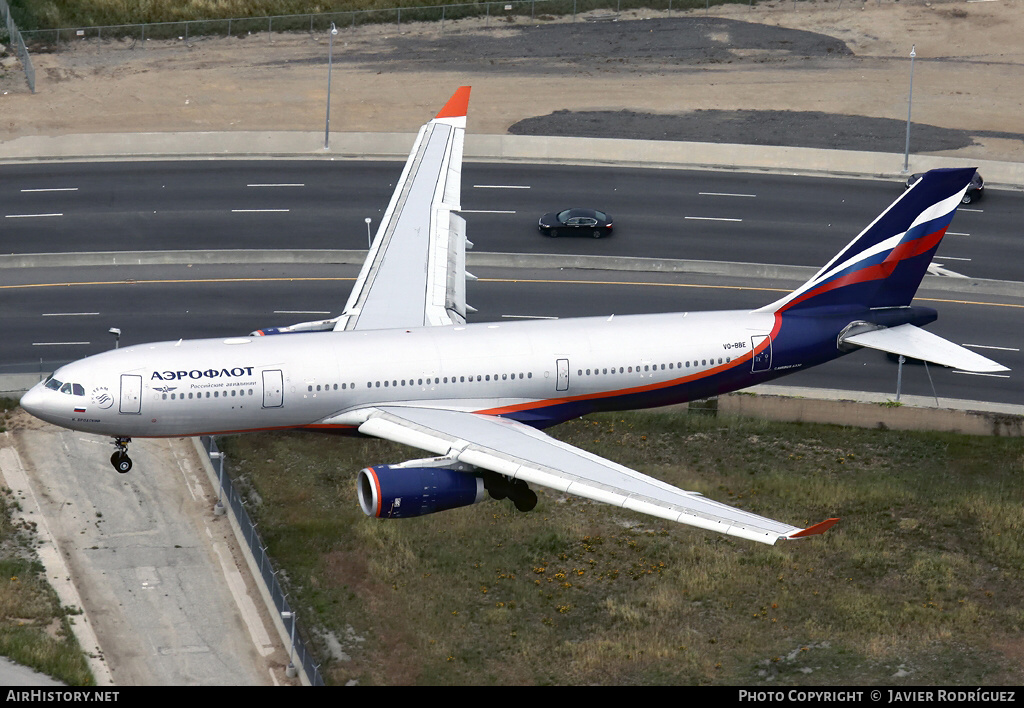 Aircraft Photo of VQ-BBE | Airbus A330-243 | Aeroflot - Russian Airlines | AirHistory.net #510617