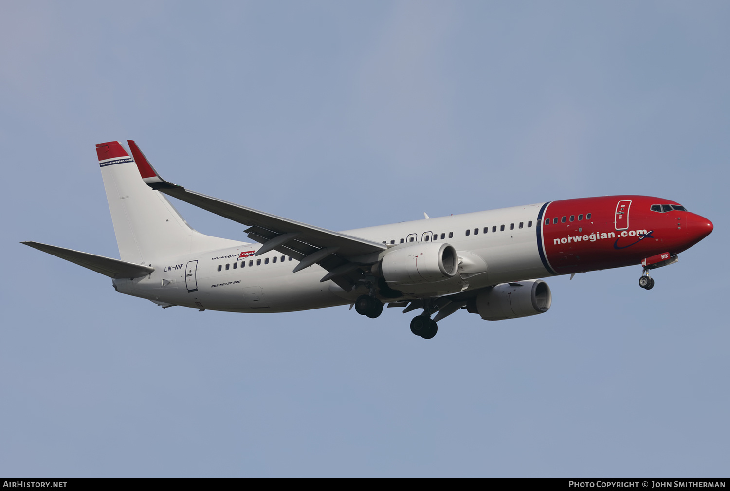 Aircraft Photo of LN-NIK | Boeing 737-8FZ | Norwegian | AirHistory.net #510626