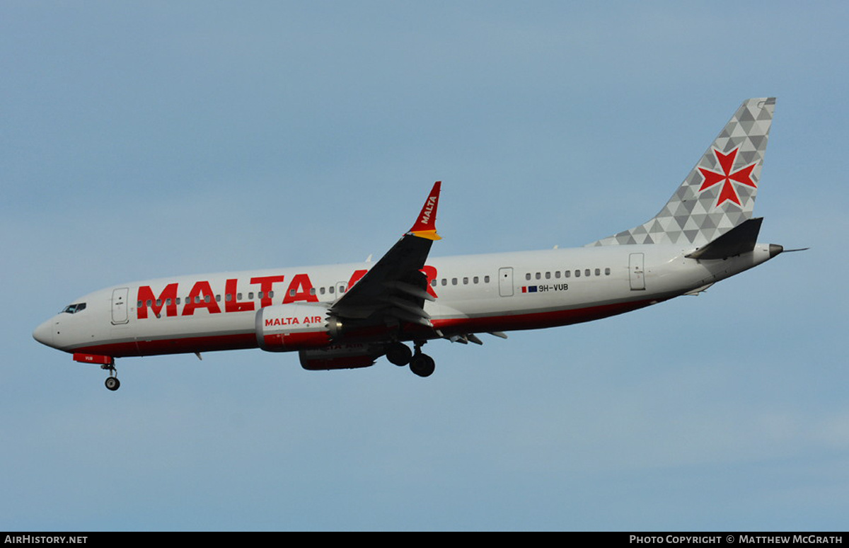 Aircraft Photo of 9H-VUB | Boeing 737-8200 Max 200 | Malta Air | AirHistory.net #510629
