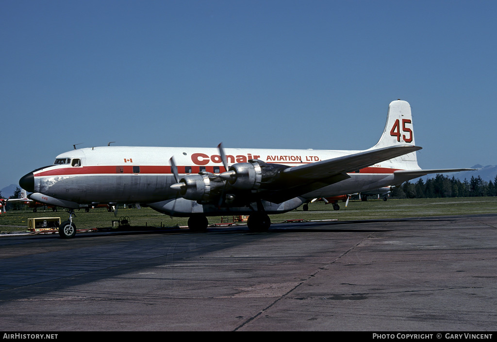 Aircraft Photo of C-GHLZ | Douglas DC-6B/AT | Conair Aviation | AirHistory.net #510659
