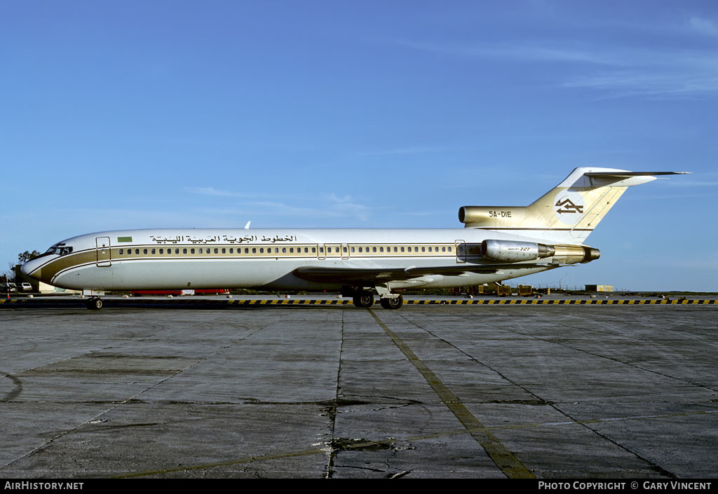 Aircraft Photo of 5A-DIE | Boeing 727-2L5/Adv | Libyan Arab Airlines | AirHistory.net #510669