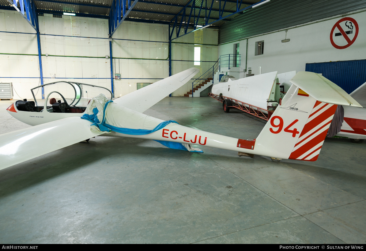 Aircraft Photo of EC-LJU | Grob G-103 Twin Astir | AirHistory.net #510686