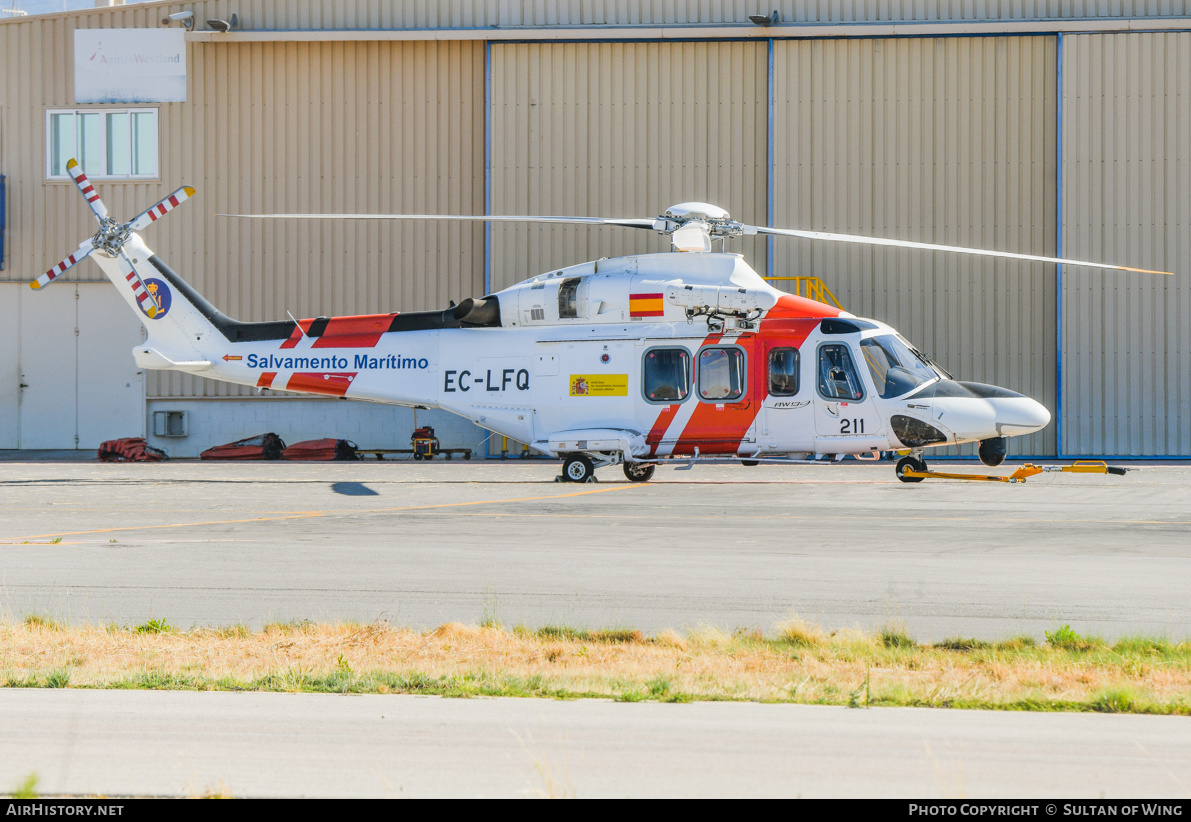 Aircraft Photo of EC-LFQ | AgustaWestland AW-139 | Salvamento Marítimo | AirHistory.net #510693