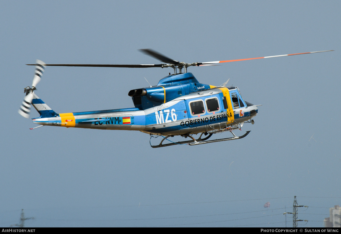 Aircraft Photo of EC-NVM | Bell 412HP | Gobierno de España | AirHistory.net #510700