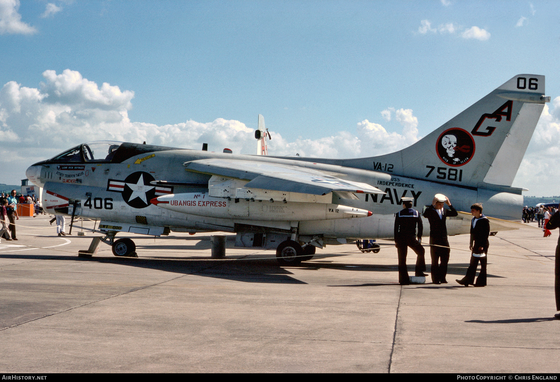 Aircraft Photo of 157581 | LTV A-7E Corsair II | USA - Navy | AirHistory.net #510701