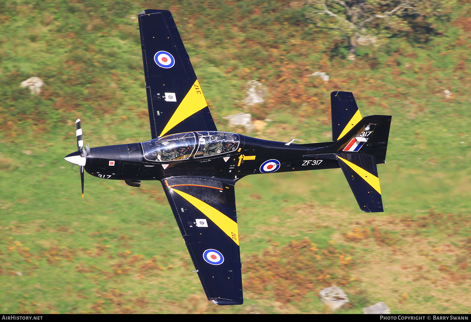 Aircraft Photo of ZF317 | Short S-312 Tucano T1 | UK - Air Force | AirHistory.net #510708
