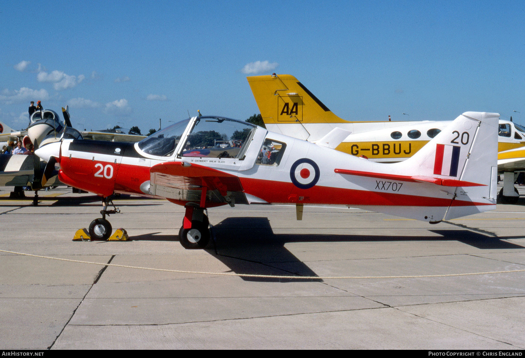 Aircraft Photo of XX707 | Scottish Aviation Bulldog T1 | UK - Air Force | AirHistory.net #510714