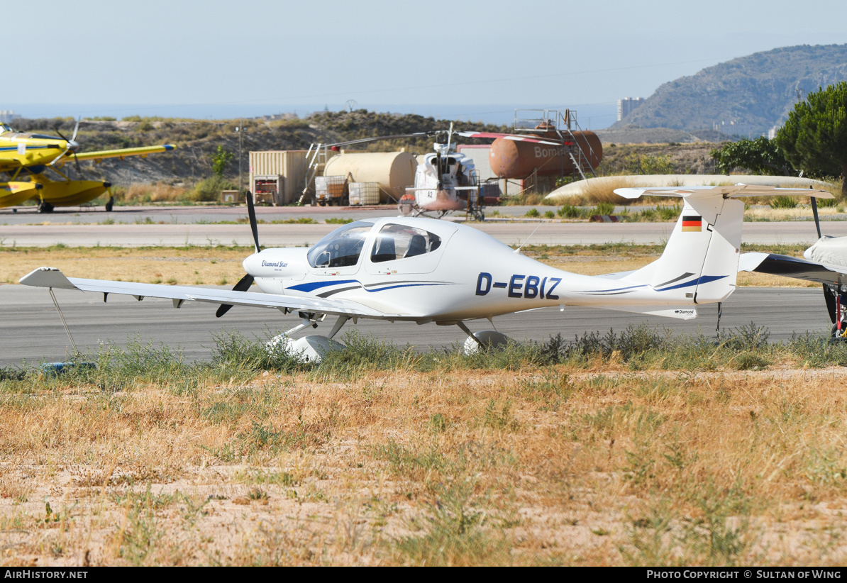 Aircraft Photo of D-EBIZ | Diamond DA40-180 Diamond Star | AirHistory.net #510721