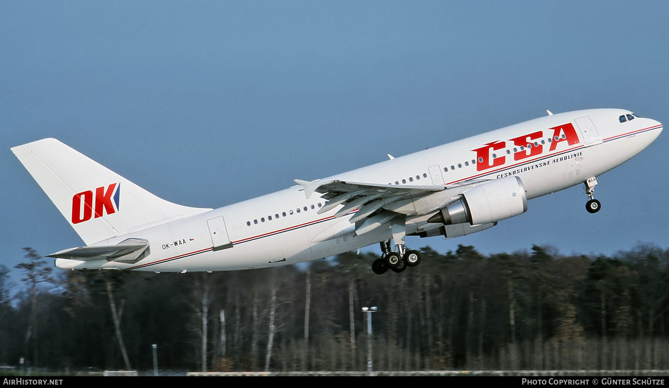 Aircraft Photo of OK-WAA | Airbus A310-304 | ČSA - Československé Aerolinie - Czechoslovak Airlines | AirHistory.net #510741