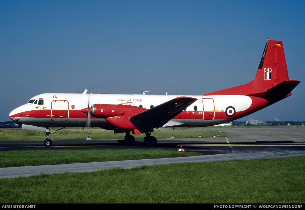Aircraft Photo of XS643 | Hawker Siddeley HS-780 Andover E3A | UK - Air Force | AirHistory.net #510760