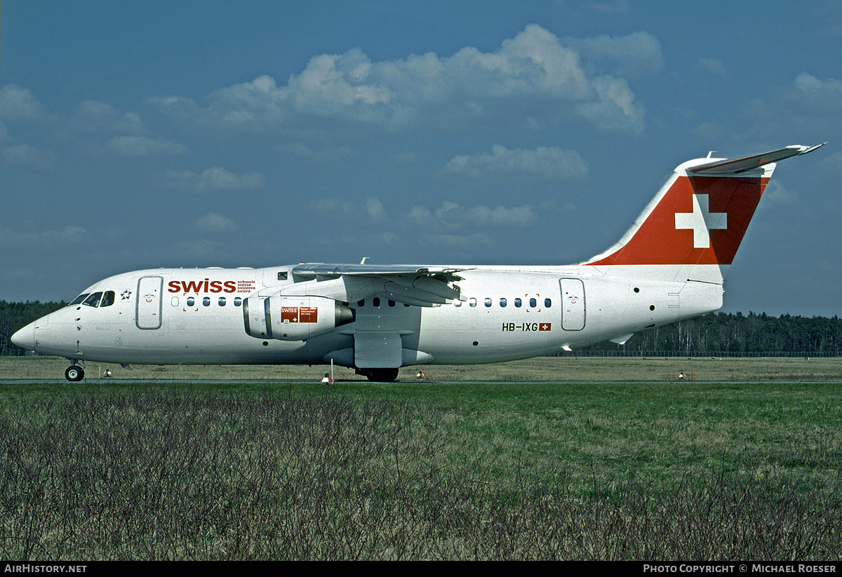 Aircraft Photo of HB-IXG | British Aerospace Avro 146-RJ85 | Swiss International Air Lines | AirHistory.net #510766