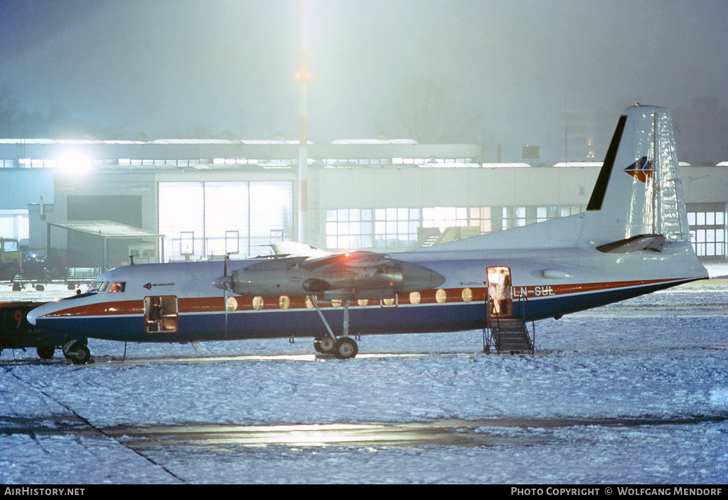 Aircraft Photo of LN-SUL | Fokker F27-100 Friendship | Air Executive Norway | AirHistory.net #510771