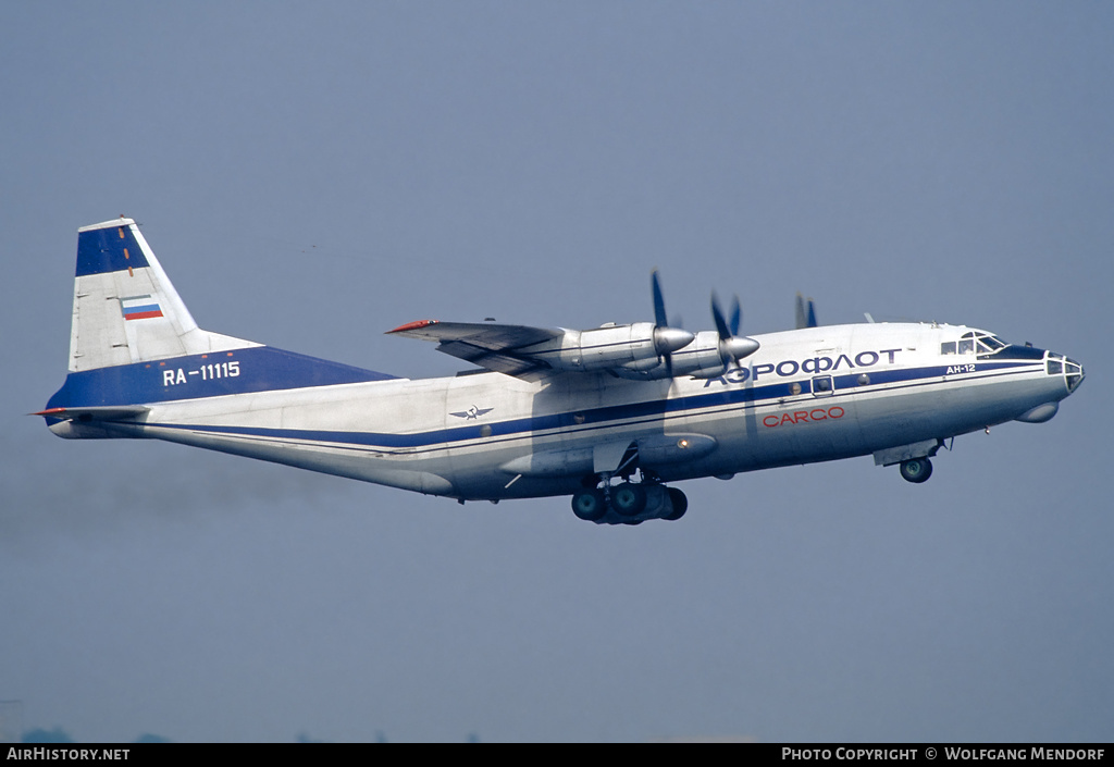 Aircraft Photo of RA-11115 | Antonov An-12B | Aeroflot | AirHistory.net #510778