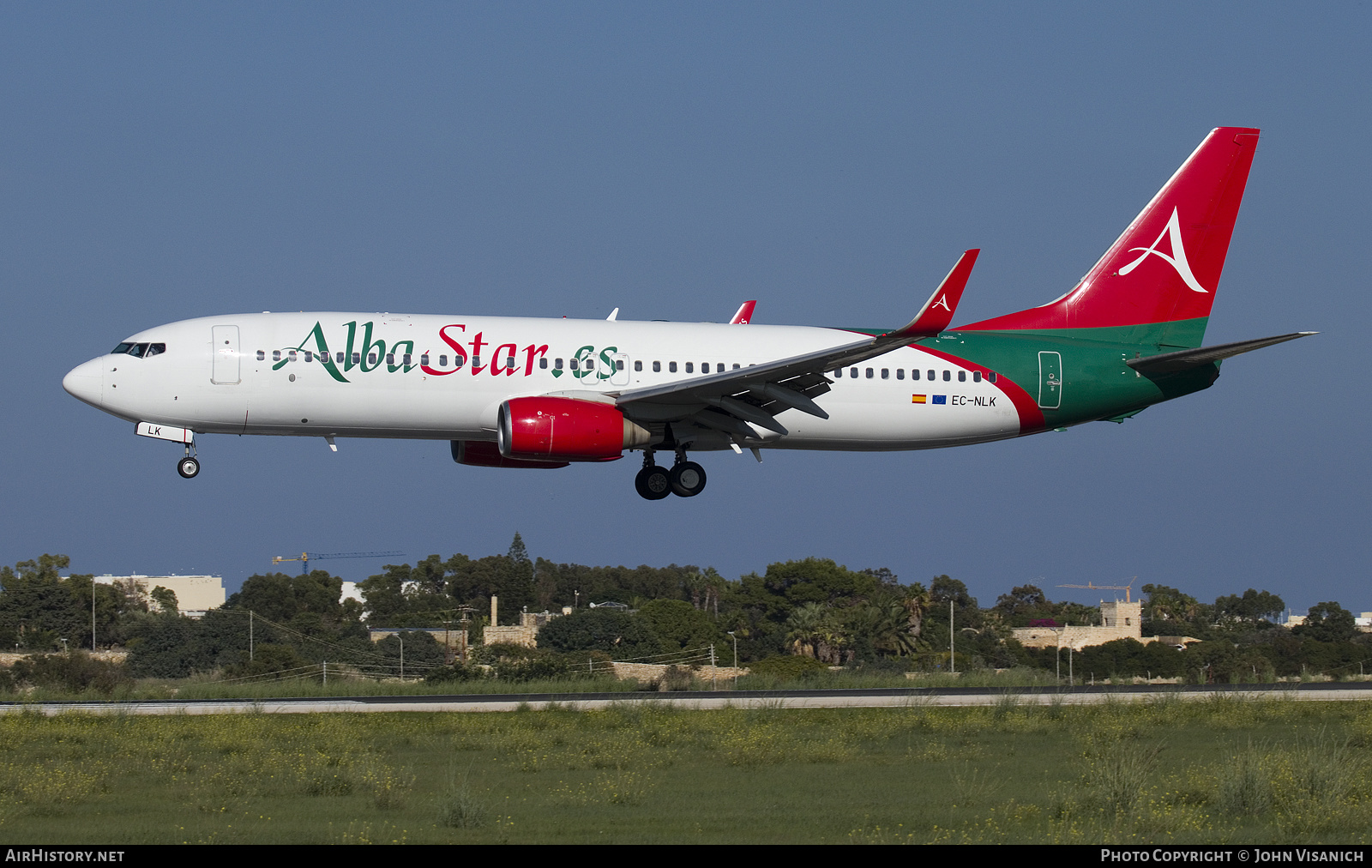 Aircraft Photo of EC-NLK | Boeing 737-81M | AlbaStar | AirHistory.net #510782
