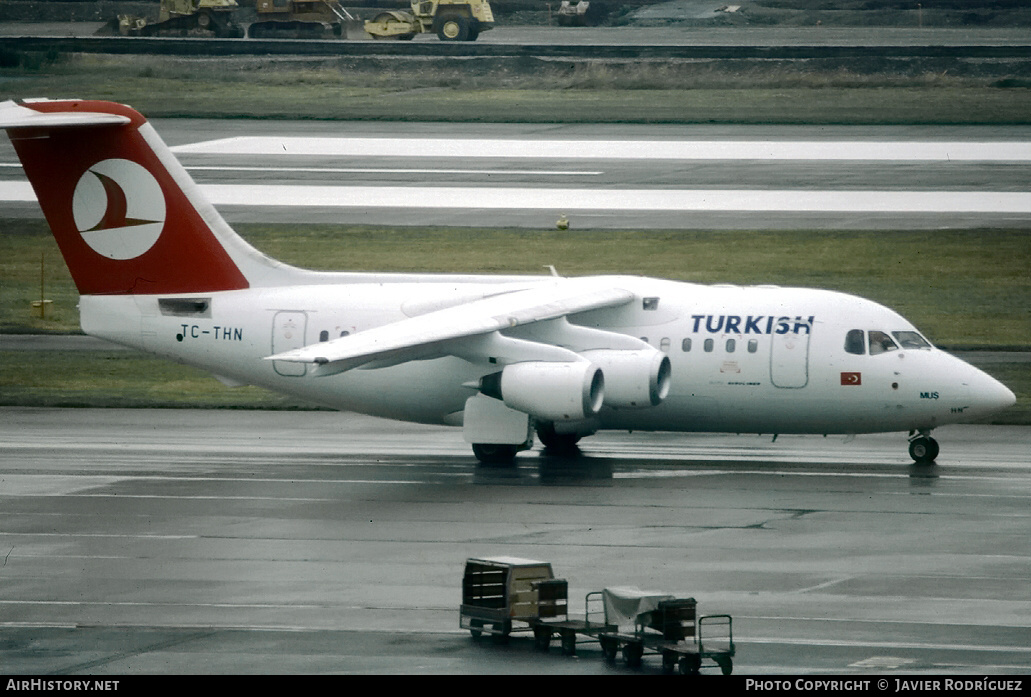Aircraft Photo of TC-THN | British Aerospace Avro 146-RJ70 | Turkish Airlines | AirHistory.net #510803