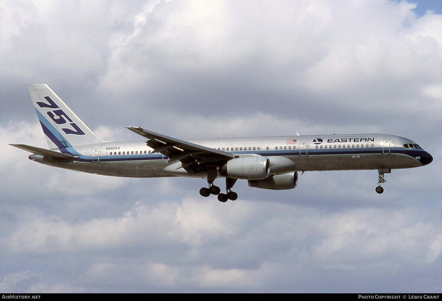 Aircraft Photo of N502EA | Boeing 757-225 | Eastern Air Lines | AirHistory.net #510829