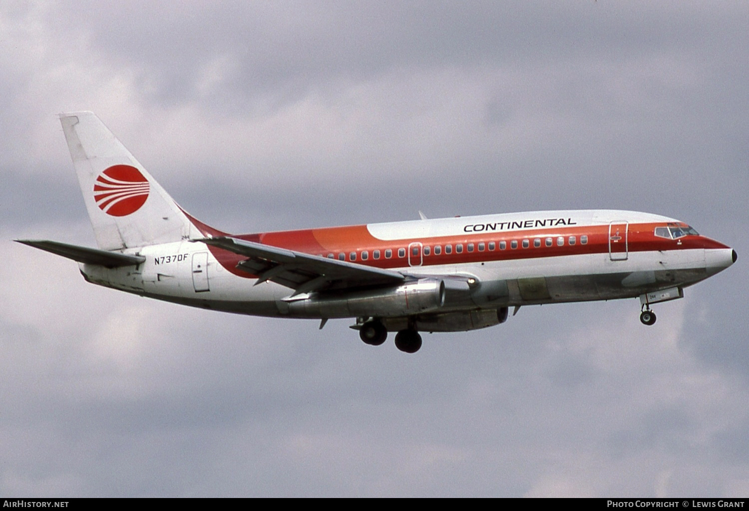 Aircraft Photo of N7370F | Boeing 737-2C0 | Continental Airlines | AirHistory.net #510836