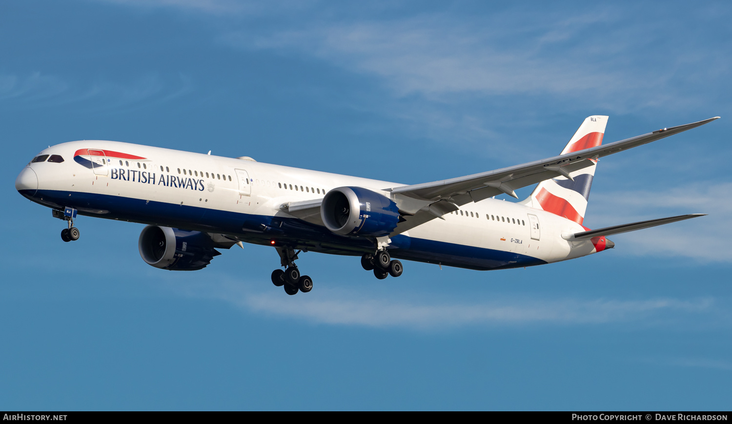 Aircraft Photo of G-ZBLA | Boeing 787-10 Dreamliner | British Airways | AirHistory.net #510854