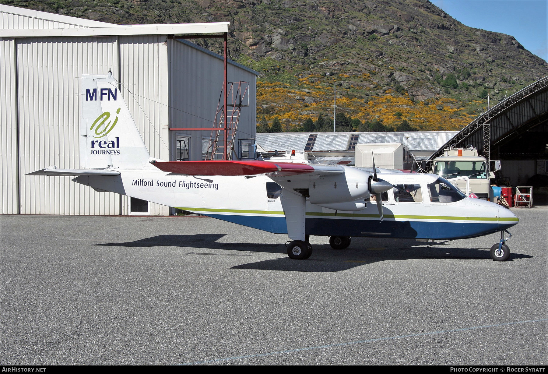 Aircraft Photo of ZK-MFN / MFN | Britten-Norman BN-2B-26 Islander | Milford Sound Flightseeing | AirHistory.net #510859
